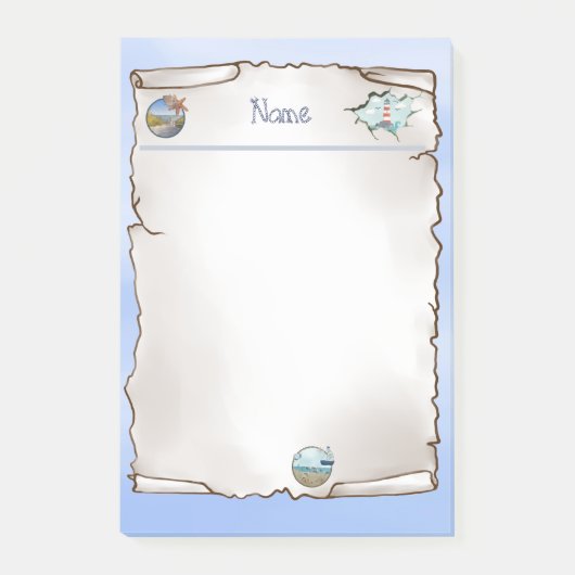 Maritim notizblock post-it® notes (Voorkant)