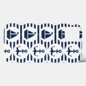 Maritime In Blue Pattern Case-Mate iPhone Case (Achterkant (horizontaal))