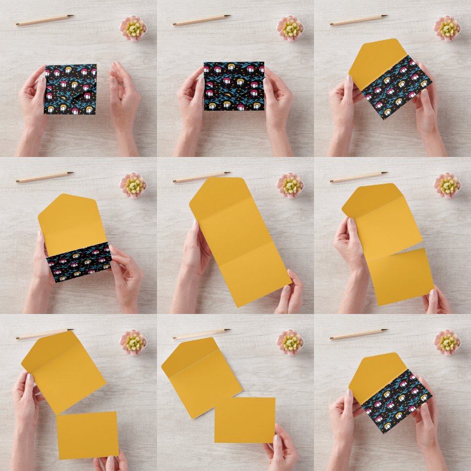 Maritime Marvels: Rood en Geel Zee Adventure All In One Uitnodiging