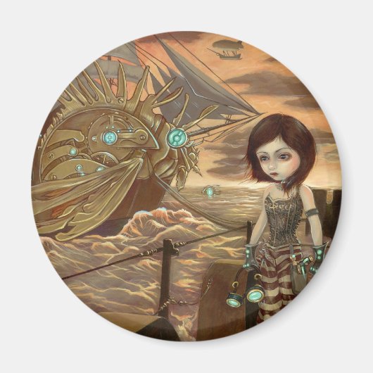 "Maritime Sunset" Magnet Magneet (Voorkant)