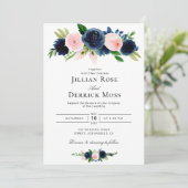 marjoen en brutale bruiloft kaart (Staand voorkant)