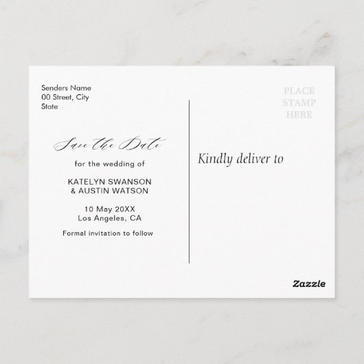 marjoen en lichtblauwe floraal , met uitzondering  briefkaart (Achterkant)