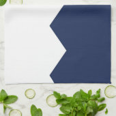 marjoomchevron theedoek (Gevouwen)