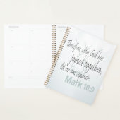 Mark 10:9 Bible de mariage Verse (Devant avec enveloppe)