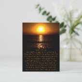 Mark 11:22-24 Briefkaart (Staand voorkant)