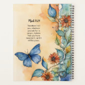 Mark 11:24, Bijbelvers ontwerp Planner (Achterkant)