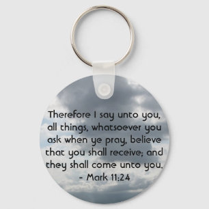 Mark 11:24 - Faith Sleutelhanger