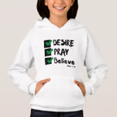 Mark 11:24 KJV Bible Ecriture de fille (Devant)