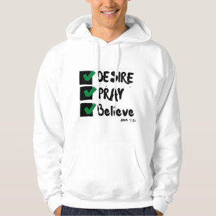 Mark 11:24 KJV Bijbelgeschrift Mannen Hoodie