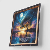 Mark 11:24 Promise Horloge : Dévotion personnalisé (Angle)