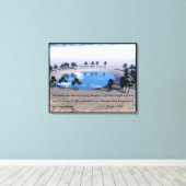 Mark 11:25 canvas afdruk (Insitu (Houten vloer))