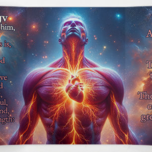 Mark 12:29-31 KJV Tract - hart ziel geest kracht Drieluik Kaart