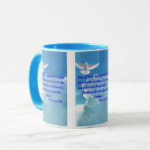 Mark 13:32 KJV Bible Verse Pic Mug Deux Tons (Devant gauche)