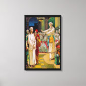 Mark 14:53-65 Jesus Voor het Chief Priest Canvas (Voorkant)