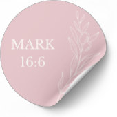 Mark 16:6 Easter Sticker – He Is Risen