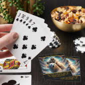 Mark 1:13 (NIV) Polar Beer Journey AI Art Pokerkaarten (Insitu)