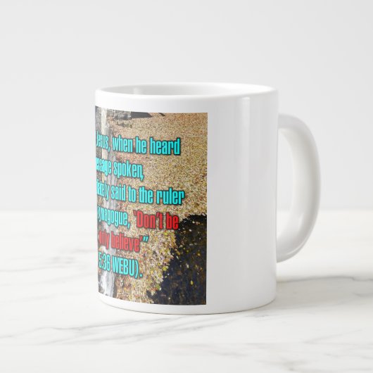 Mark 5:36 WEBU Mug (Devant droit)