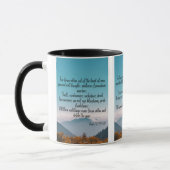 Mark 7:21-23 KJV Bijbelscripts Pic Two-Tone Mok (Links)