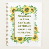 Mark 9:23 Bible Verse Calendrier Planificateur (Devant)