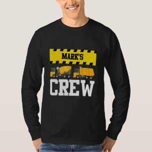 Mark Construction Creed Custom Dumptruck Dump Truc T-shirt