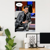 Mark Cuban Scale Shark Tank Poster (Thuiskantoor)