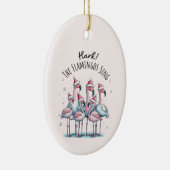 Mark de flamingo's zingen keramisch ornament (Rechts)