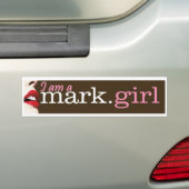 Mark.girl Bumpersticker (Op auto)