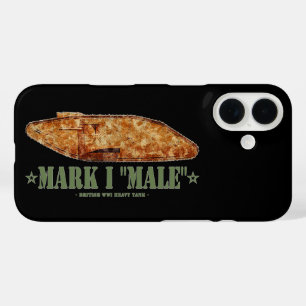 Mark I Mannelijke World War One Britse zware tank iPhone 16 Hoesje