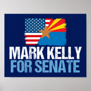 Mark Kelly voor de Senaat Poster