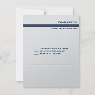 Mark Metallic Navy Bar Mitzvah Invitation Hébreu