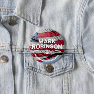 Mark Robinson voor gouverneur 2024 Ronde Button 7,6 Cm