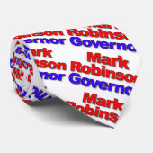 Mark Robinson voor gouverneur 2024 Stropdas (Opgerold)