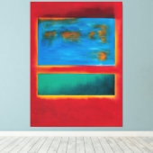 Mark Rothko art Canvas Afdruk (Insitu (Houten vloer))
