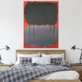 Mark Rothko art Canvas Afdruk (Insitu (Slaapkamer))