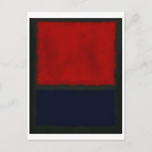 Mark Rothko art in digitale stijl 15 Briefkaart (Voorkant)