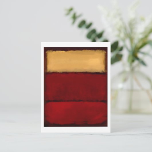 Mark Rothko art in digitale stijl 2 Briefkaart (Staand voorkant)
