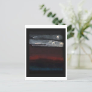 Mark Rothko art in digitale stijl 3 Briefkaart