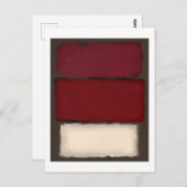 Mark Rothko art in digitale stijl 6 Briefkaart (Voorkant / Achterkant)