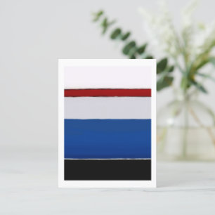 Mark Rothko art in digitale stijl 7 Briefkaart