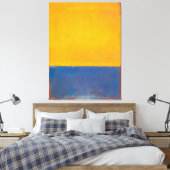 Mark Rothko art painting Canvas Afdruk (Insitu (Slaapkamer))