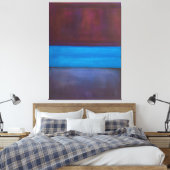 Mark Rothko art painting Canvas Afdruk (Insitu (Slaapkamer))