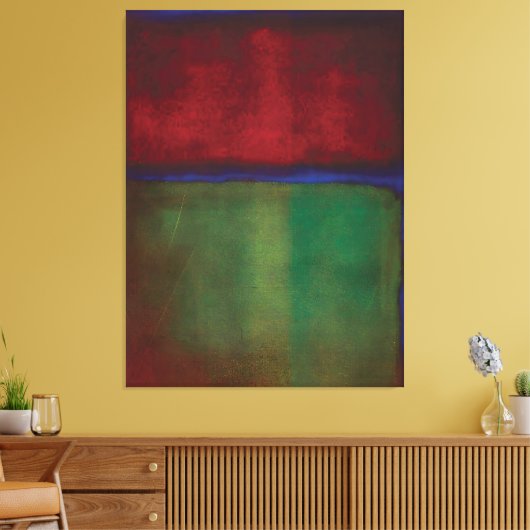 Mark Rothko art style Canvas Afdruk (Insitu (Woonkamer))