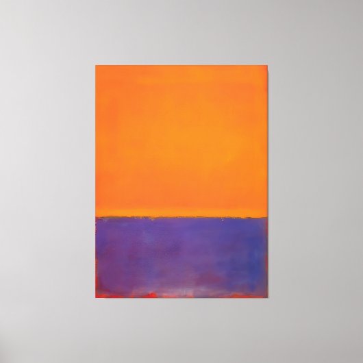 Mark Rothko art style Canvas Afdruk (Voorkant)