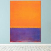 Mark Rothko art style Canvas Afdruk (Insitu (Houten vloer))