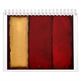 Mark Rothko-kunst in digitale stijl Kalender