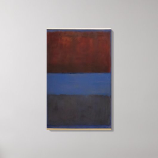 Mark Rothko - No.61 Rust en blauw - 1953 Canvas Afdruk (Voorkant)