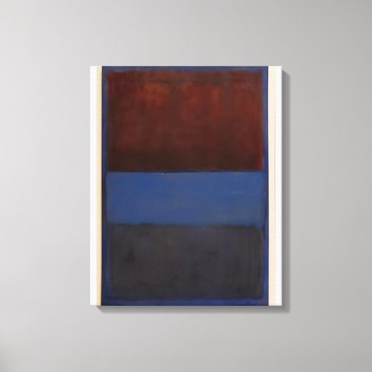 Mark Rothko - No.61 Rust en blauw - 1953 Canvas Afdruk (Voorkant)