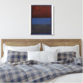 Mark Rothko - No.61 Rust en blauw - 1953 Canvas Afdruk (Insitu (Slaapkamer))