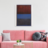 Mark Rothko - No.61 Rust en blauw - 1953 Canvas Afdruk (Insitu (Woonkamer))