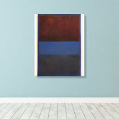 Mark Rothko - No.61 Rust en blauw - 1953 Canvas Afdruk (Insitu (Houten vloer))
